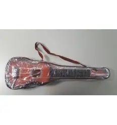 Violão fabricado em um plástico que imita à madeira