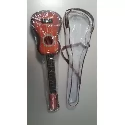 Guitare espagnole en un plastique qu"il imite au bois