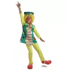 Clown mädchen kinderkostüm punkten