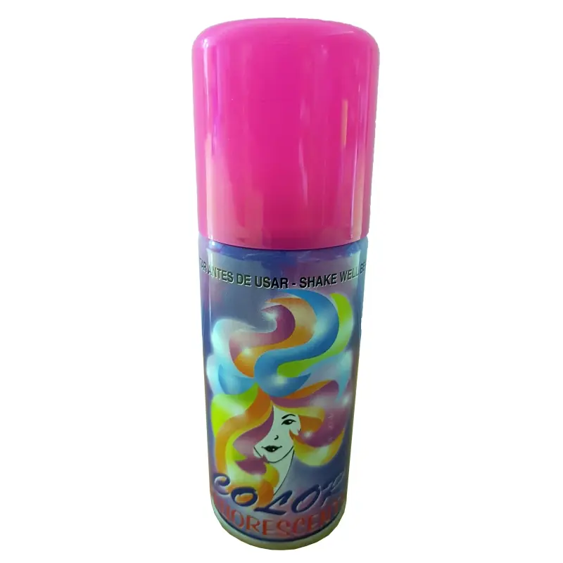 Spray colorido para cabelo
