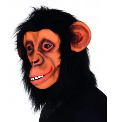 MASCARA LÁTEX CHIMPACÉ CON PELO