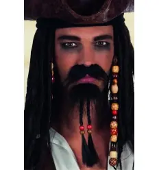 BIGOTE Y PERILLA DE PIRATA