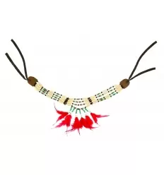 COLLAR INDA PLUMA