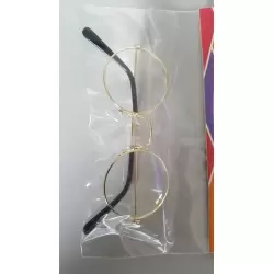 GAFAS REDONDAS METÁLICAS DORADAS