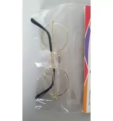 GAFAS REDONDAS METÁLICAS DORADAS 2