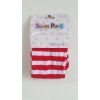 PANTY A RAYAS BLANCO Y ROJO INFANTIL