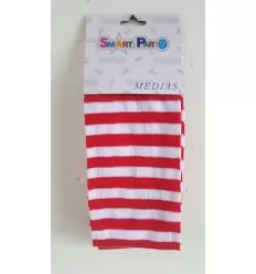 PANTY A RAYAS ROJO Y BLANCO ADULTO